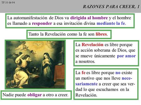 La automanifestación de Dios va dirigida al hombre y el hombre