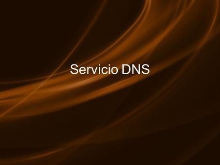 Servicio DNS.