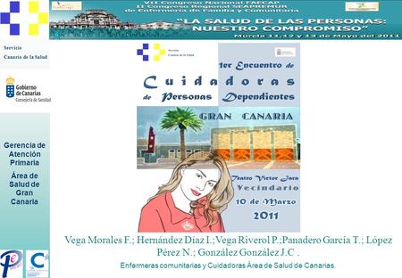 Enfermeras comunitarias y Cuidadoras Área de Salud de Canarias.