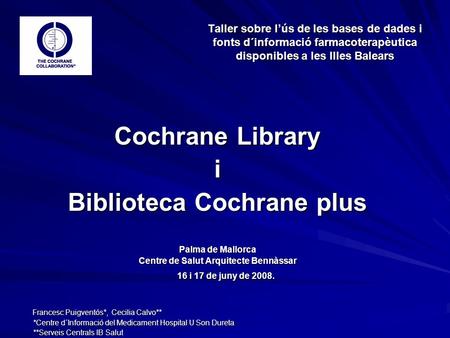 Biblioteca Cochrane plus