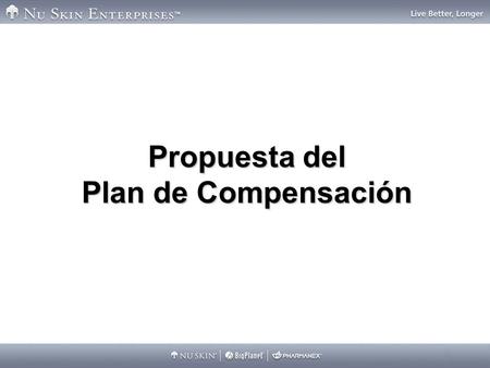 Propuesta del Plan de Compensación