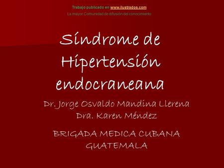 Síndrome de Hipertensión endocraneana