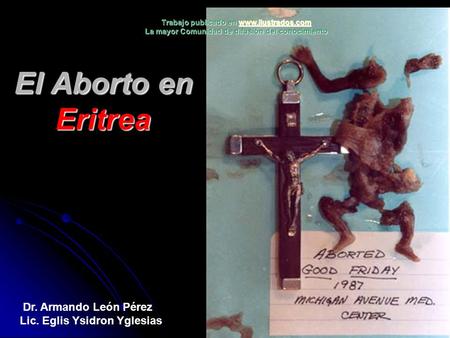 El Aborto en Eritrea Dr. Armando León Pérez