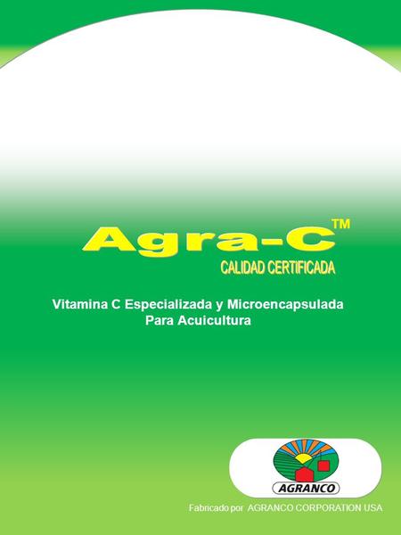Vitamina C Especializada y Microencapsulada