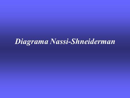 Diagrama Nassi-Shneiderman