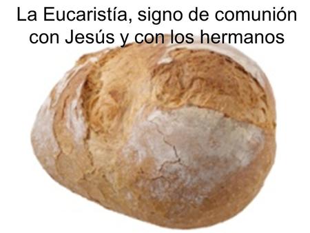 La Eucaristía, signo de comunión con Jesús y con los hermanos