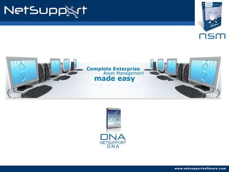 Qué es? Netsupport DNA (Dynamic Network Administration) es una herramienta de software que nos permite llevar a cabo una correcta administración de los.