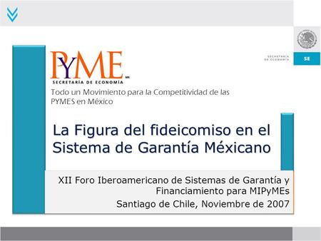 La Figura del fideicomiso en el Sistema de Garantía Méxicano