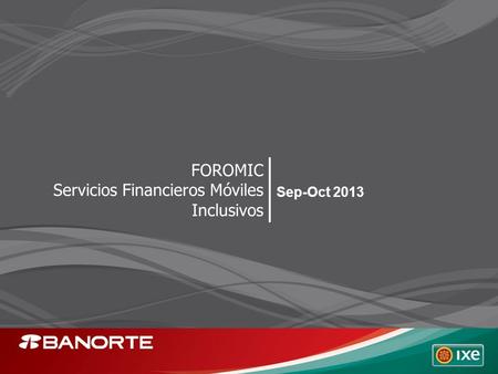 FOROMIC Servicios Financieros Móviles Inclusivos