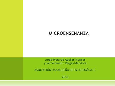 microenseñanza Jorge Everardo Aguilar Morales