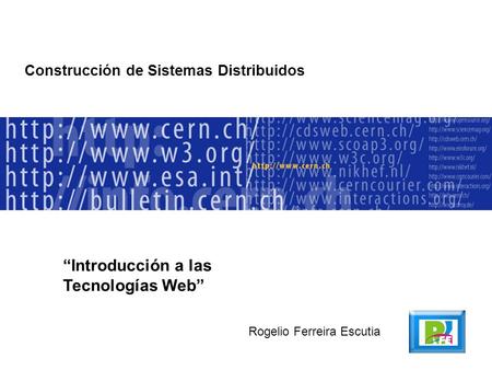 “Introducción a las Tecnologías Web”