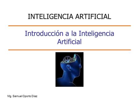 Introducción a la Inteligencia Artificial