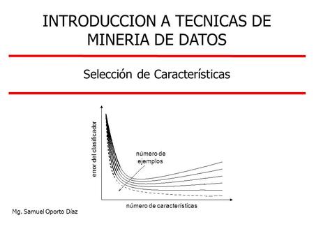 Selección de Características