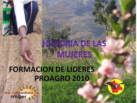 FORMACION DE LIDERES PROAGRO 2010