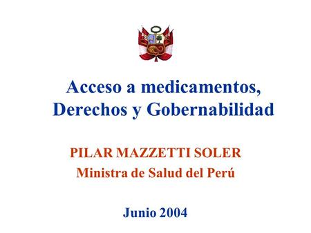 Acceso a medicamentos, Derechos y Gobernabilidad