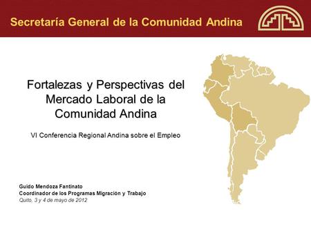 Secretaría General de la Comunidad Andina