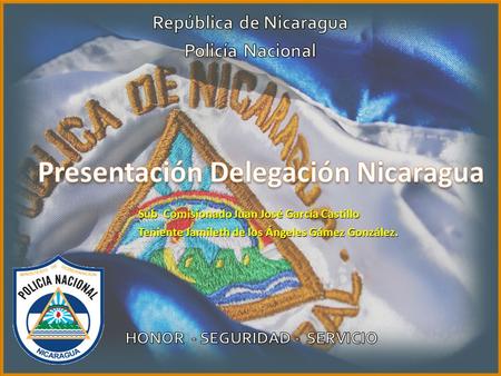 Presentación Delegación Nicaragua