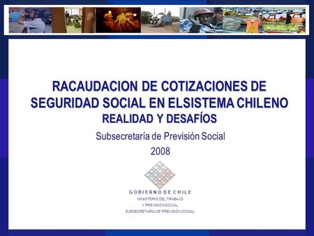Subsecretaría de Previsión Social 2008