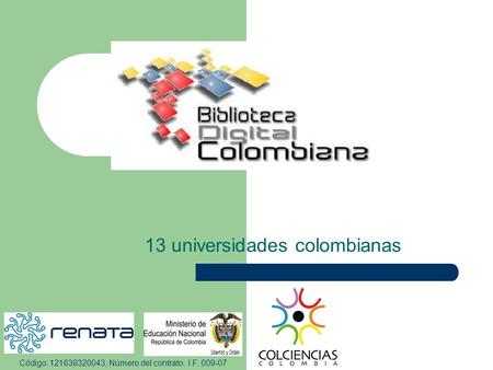 13 universidades colombianas