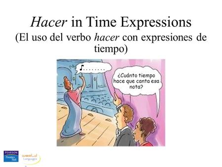 Hacer in Time Expressions