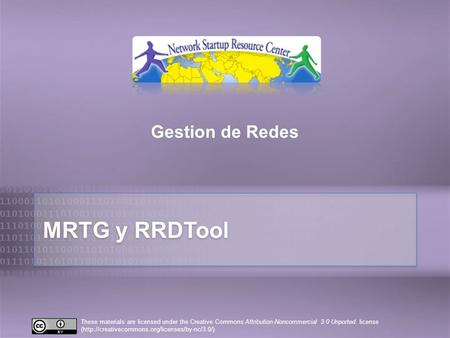 10/25/10 Gestion de Redes MRTG y RRDTool.