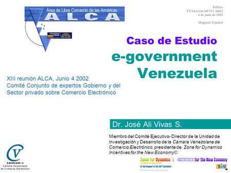Caso de Estudio e-government Venezuela