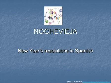 New Year’s resolutions in Spanish