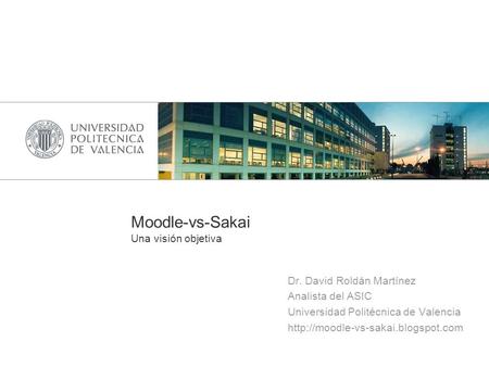 Moodle-vs-Sakai Una visión objetiva