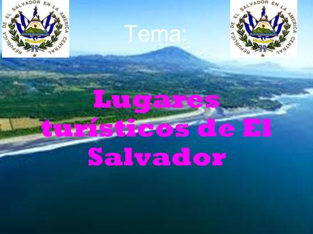 Lugares turísticos de El Salvador