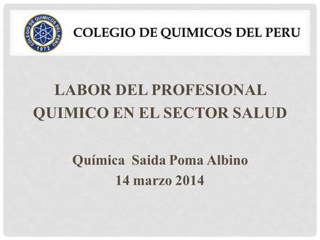 COLEGIO DE QUIMICOS DEL PERU
