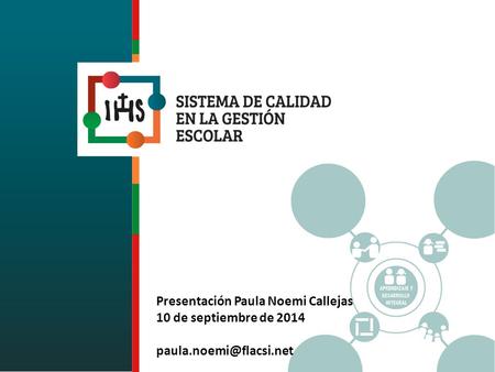 Presentación Paula Noemi Callejas 10 de septiembre de 2014