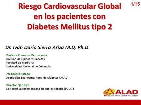 Riesgo Cardiovascular Global Diabetes Mellitus tipo 2