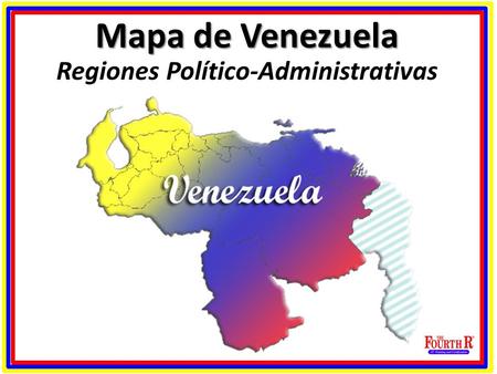Mapa de Venezuela Regiones Político-Administrativas