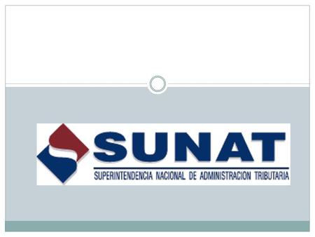 Definición: Sunat es una entidad del estado peruano dedicada a quitar dinero a la población del Perú y efectuar buenas operaciones de negocios en base.