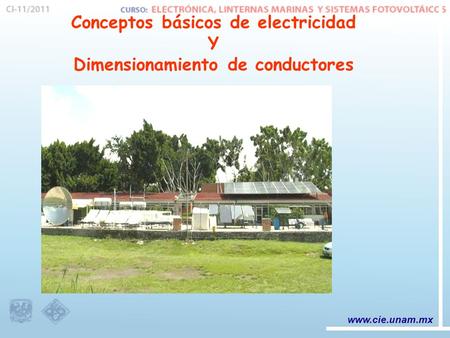Conceptos básicos de electricidad Dimensionamiento de conductores