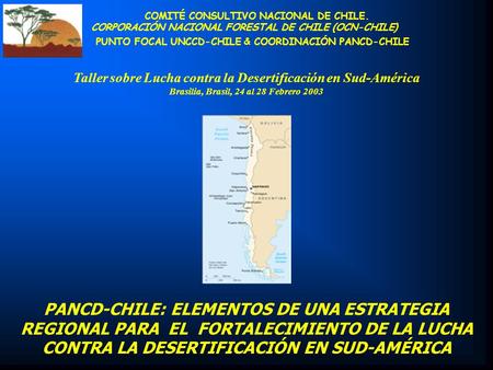COMITÉ CONSULTIVO NACIONAL DE CHILE.