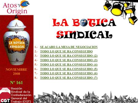 1.- SE ACABO LA MESA DE NEGOCIACIONSE ACABO LA MESA DE NEGOCIACION 2.- TODO LO QUE SE HA CONSEGUIDOTODO LO QUE SE HA CONSEGUIDO 3.- TODO LO QUE SE HA CONSEGUIDO.