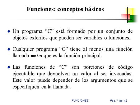 Funciones: conceptos básicos