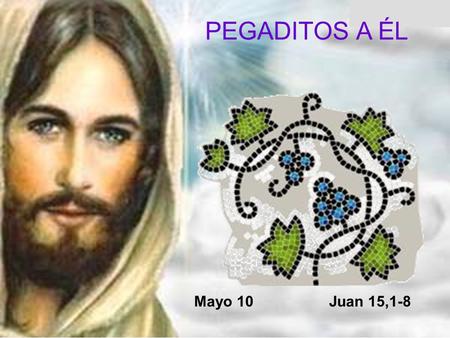 PEGADITOS A ÉL Mayo 10		Juan 15,1-8.