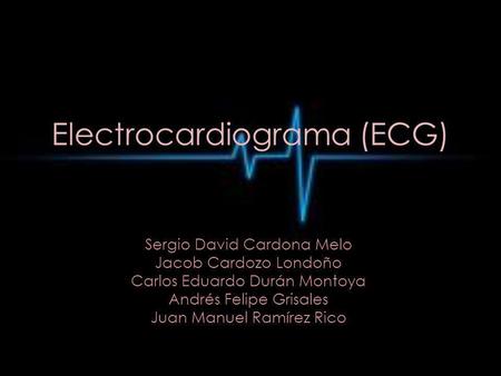 Electrocardiograma (ECG)