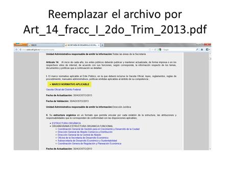 Reemplazar el archivo por Art_14_fracc_I_2do_Trim_2013.pdf.