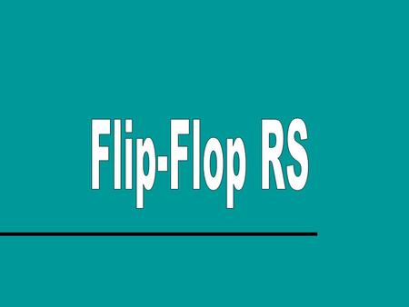 Flip-Flop RS.
