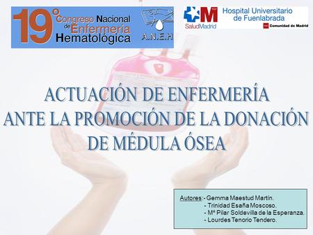 ACTUACIÓN DE ENFERMERÍA ANTE LA PROMOCIÓN DE LA DONACIÓN