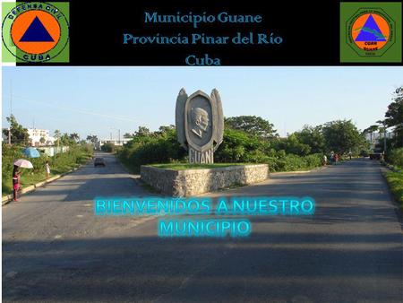Municipio Guane Provincia Pinar del Río Cuba. Guane se encuentra en la parte occidental y sur de la Provincia de Pinar del Río.  Limita al norte con.