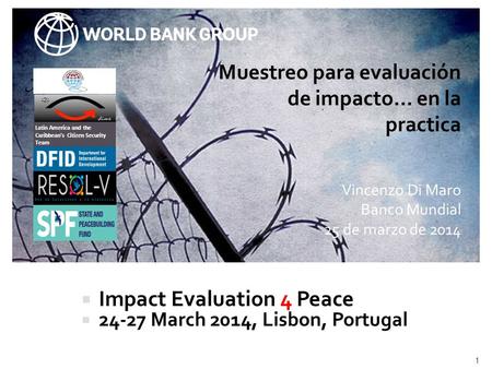 Impact Evaluation 4 Peace