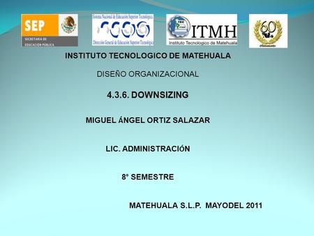 DOWNSIZING INSTITUTO TECNOLOGICO DE MATEHUALA