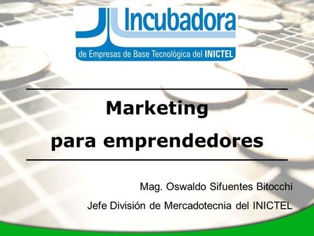 Marketing para emprendedores
