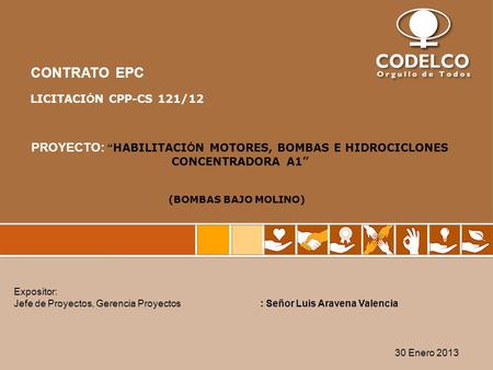 CONTRATO  EPC LICITACIÓN CPP-CS 121/12