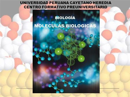 MOLECULAS BIOLOGICAS UNIVERSIDAD PERUANA CAYETANO HEREDIA