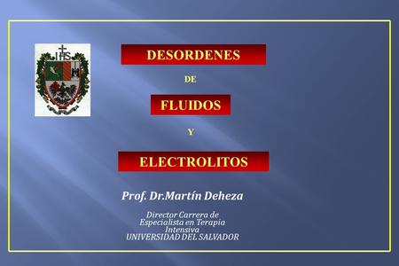 DESORDENES ELECTROLITOS